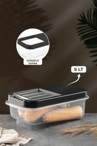 Meleni Home Multibox Dikdörtgen Plastik Saklama Kabı 5 lt