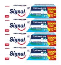 Signal Naneli Florürlü Diş Macunu 4x120 ml