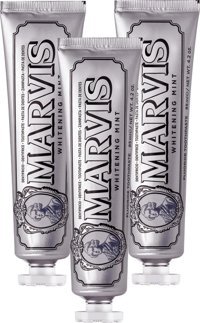 Marvis Whitening Mint Naneli Organik Florürlü Diş Macunu 3x85 ml