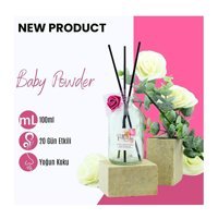 PellDio Home Çubuklu Bebek Pudrası Oda Kokusu - Eko Kokulu Çubuk 100 ml