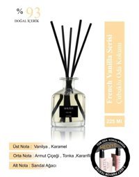 Quiltza French Vanilla Çubuklu Vanilya Oda Kokusu 225 ml