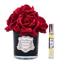 Buon Odore Siyah Cam Silver Kırmızı 6 Gül Oda Kokusu 10 ml