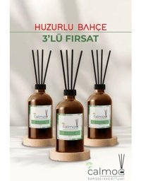 Calmo Çubuklu Huzurlu Bahçe Oda Kokusu 3x110 ml