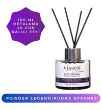 Vissen Çubuklu Pudra Oda Kokusu 100 ml