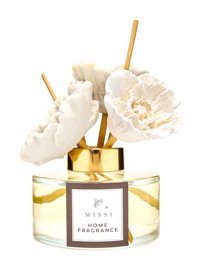 Missi Home Seramik Çiçek Taşlı Çubuklu Vanilya Oda Kokusu 150 ml
