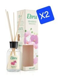 Ebru Çubuklu Orkide Oda Kokusu 2x100 ml