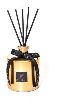 Missi Home Parlak Gold Cam Şişe Dark Amber Oda Kokusu 500 ml