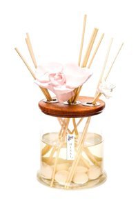 Missi Home Çiçek Taşlı Çubuklu Beyaz Gül Oda Kokusu 250 ml
