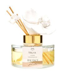 Mumevi Seramik Gül Taşlı Çubuklu Gül Oda Kokusu 150 ml