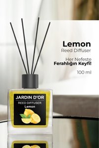 Jardin D'or Lemon Reed Diffuser Çubuklu Limon Oda Kokusu 100 ml