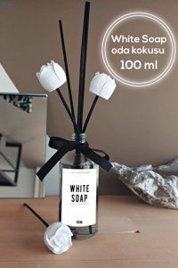 Lyn Home & Decor Çubuklu Beyaz Sabun Oda Kokusu 100 ml