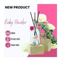 PellDio Home Çubuklu Bebek Pudrası Oda Kokusu - Kokulu Çubuk 100 ml