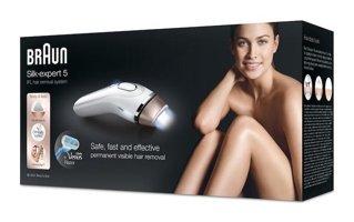 Braun Silk Expert BD5001 300000 Atımlı Yüz Koltuk Altı Genital Bölge Tüm Vücut İçin 3 Başlıklı IPL Lazer Epilasyon Aleti