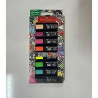 Faber-Castell Grafiti Textliner 46 8'li Neon Çok Renkli Fosforlu Kalem Seti