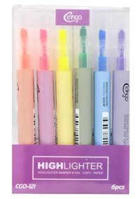 Cengo Cgo-121 Hayır Pastel Çok Renkli Fosforlu Kalem