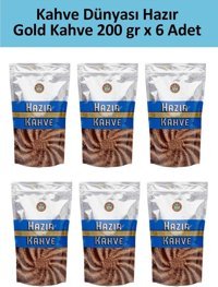 Kahve Dünyası Gold Paket Granül Kahve 6x200 gr