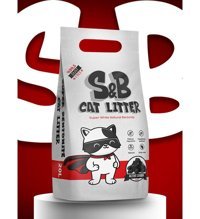 S&B Topaklanan İnce Taneli Aktif Karbonlu Bentonit Kedi Kumu 20 lt
