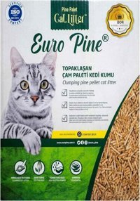 Euro Pine Topaklanan Kalın Taneli Çam Pellet Kedi Kumu 10 lt