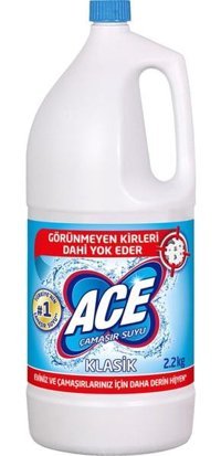 Ace Klasik Banyo - Mutfak İçin Sıvı Çamaşır Suyu 2.2 lt