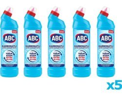 Abc Karbonatlı Banyo - Mutfak İçin Konsantre Jel Çamaşır Suyu 5x750 ml