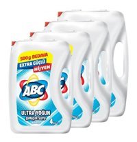 Abc Ultra Yoğun Banyo - Mutfak İçin Sıvı Çamaşır Suyu 4x3.25 lt