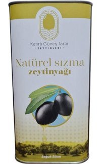 Katırlı Güney Tarla Soğuk Sıkım Organik Filtresiz Polifenolsüz Erken Hasat Teneke Sızma Zeytinyağı 3 lt