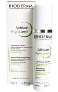 Bioderma Sebium Night Peel Yağlı Ciltler Su Bazlı Yüz Temizleyici Peeling 40 ml