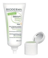 Bioderma Sebium Global Cover Tüm Ciltler Su Bazlı Yüz Temizleyici Krem 30 ml