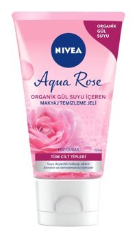 Nivea Aqua Rose Alkolsüz Tüm Ciltler Su Bazlı Makyaj Temizleyici Jel 150 ml