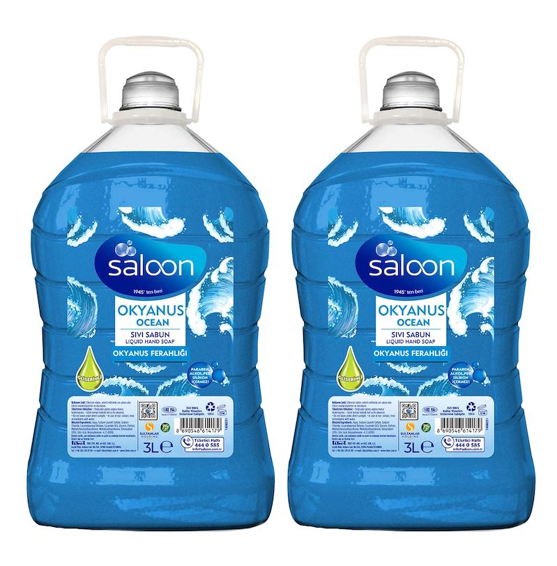 Saloon Okyanus Ferahlığı 2'li Sıvı Sabun 6 lt