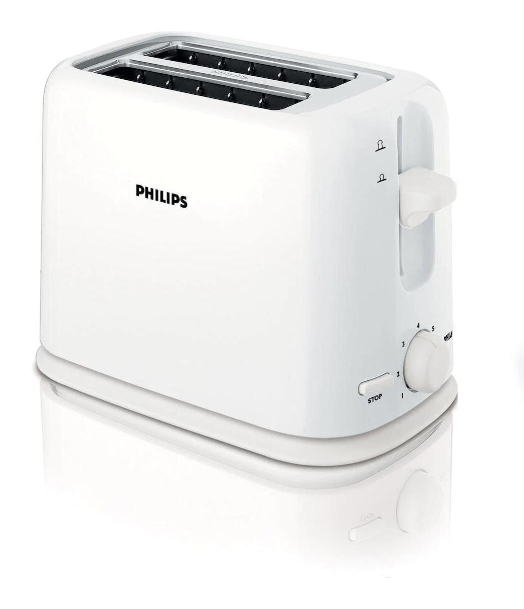 Philips HD2566/70 2 Dilim Kırıntı Tepsili 950 W Beyaz Mini Ekmek Kızartma Makinesi