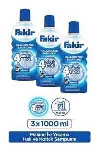 Fakir Nano Teknoloji Makinede Halı Şampuanı 3x1 lt