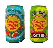 Chupa Chups Sparkling Karpuzlu-Yeşil Elmalı Gazoz 2x345 ml