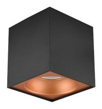 Nevo G10 Metal Kare Sıva Üstü Led Spot Siyah
