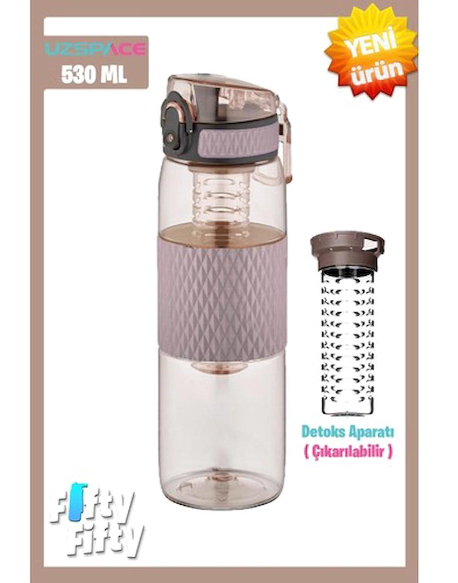 Uzspace Kahverengi Tritan Spor Yetişkin Matara 530 ml