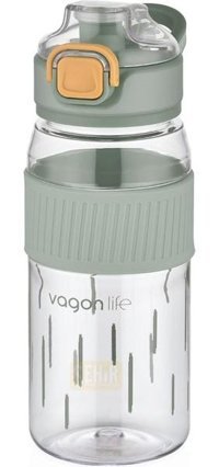 Vagonlife Yeşil Plastik Spor Yetişkin Matara 550 ml