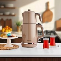 Aryıldız Tea Style Çay Makinesi - Krem