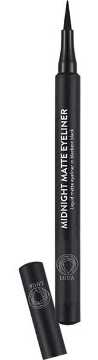 Luua Midnight Mat Siyah İnce Uçlu Keçe Kalem Eyeliner