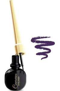 Eveline Cosmetics Celebrities Mor İnce Uçlu Fırça Likit Eyeliner