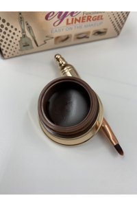 Miss Perla Mat Kahverengi Kalın Uçlu Fırça Jel Eyeliner