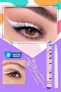 Xolo Beyaz İnce Uçlu Keçe Kalem Eyeliner