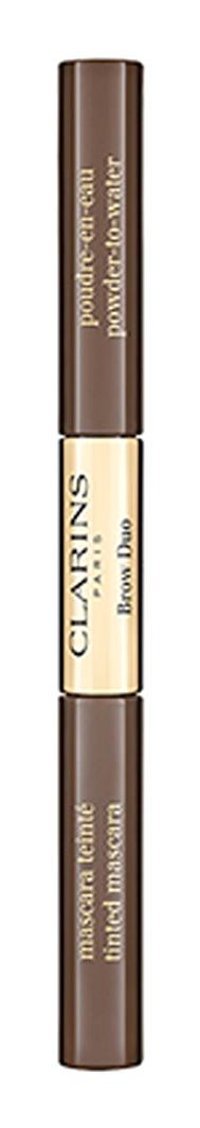 Clarins 04 Çift Taraflı Fırçalı Kaş Kalemi Kahverengi