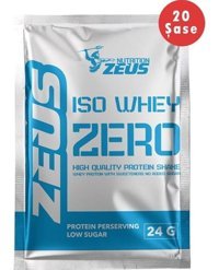 Zeus Nutrition Zero Çikolata İzole Protein Protein Tozu 20 x 24 gr