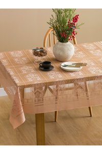 Lc Waikiki Polyester 150x150 cm Kare Masa Örtüsü Kahverengi