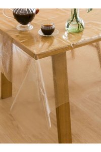 Lc Waikiki Simli Plastik 140x180 cm Dikdörtgen Şeffaf Masa Örtüsü -