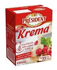 President %35 Yağlı Krema 200 ml