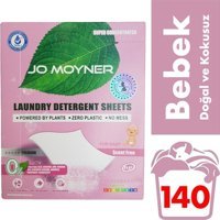 Jo Moyner Doğal Ve kokusuz Organik Hipoalerjenik Bitkisel 140 Yıkama Yaprak Çamaşır Deterjan