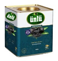 Ünlü Az Tuzlu Sele Gemlik Siyah Zeytin Teneke 4 kg