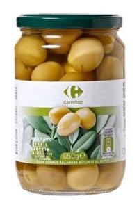 Carrefour Tuzlu Salamura Kokteyl Yeşil Zeytin Kavanoz 400 gr