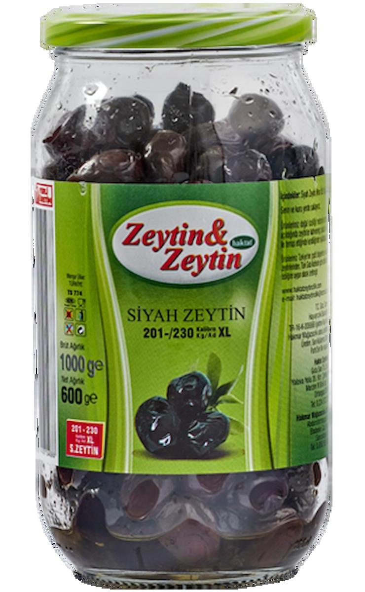 Zeytin&Zeytin Tuzlu Sele Siyah Zeytin Kavanoz 600 gr